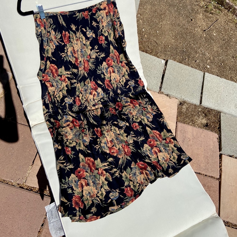 90’s vintage floral skirt